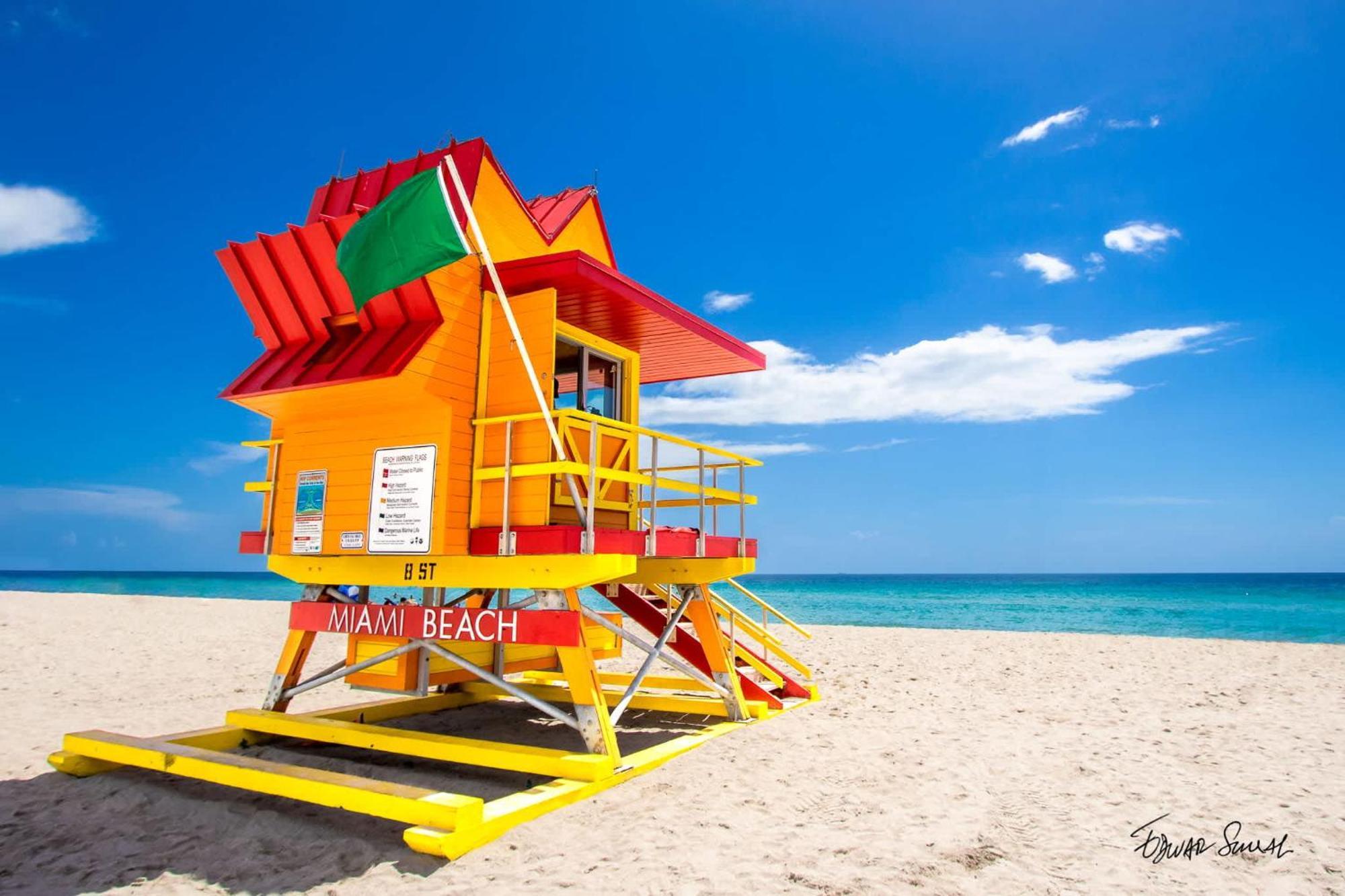 South Beach 2 Bedroom Family & Pet Friendly Apartment With Balcony & Free Parking Маямі-Біч Екстер'єр фото